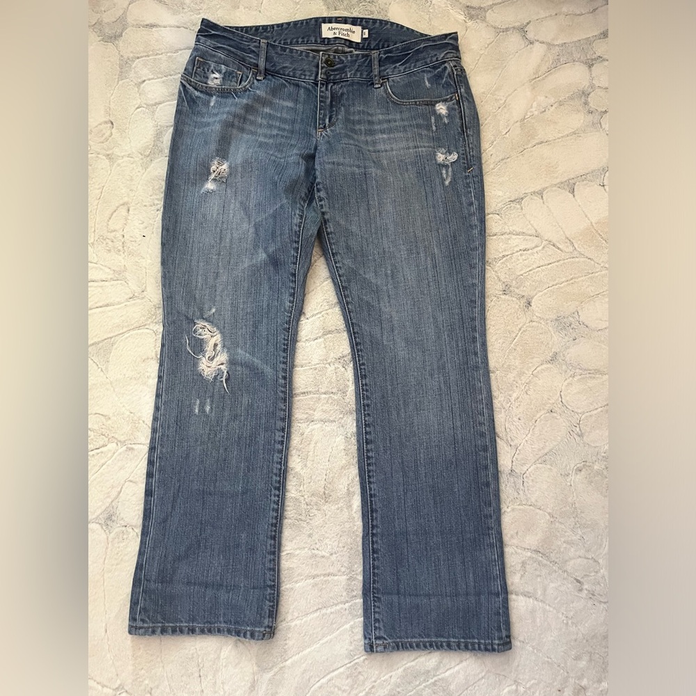 Abercrombie & Fitch distressed jeans
